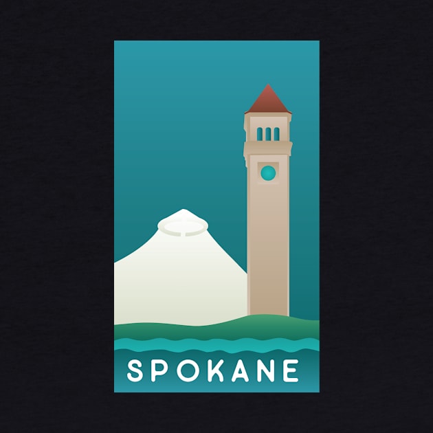 Spokane Poster by SkySlate